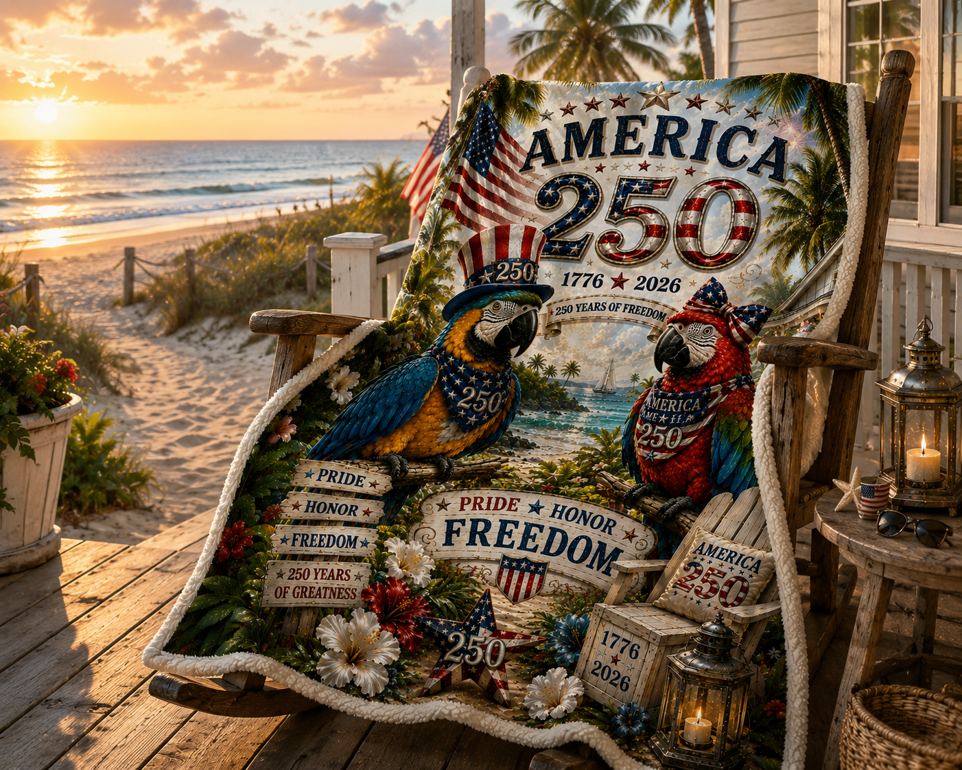 America 250 Parrots