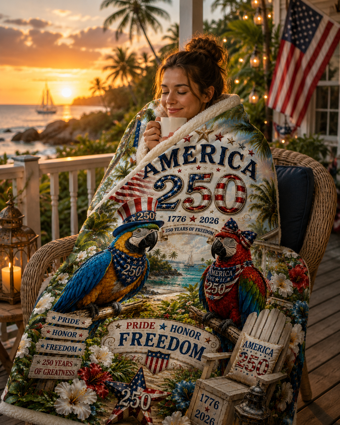 America 250 Parrots