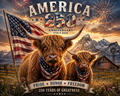 American 250 highland cows